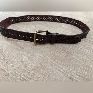 Rory Beca brown leather belt XL